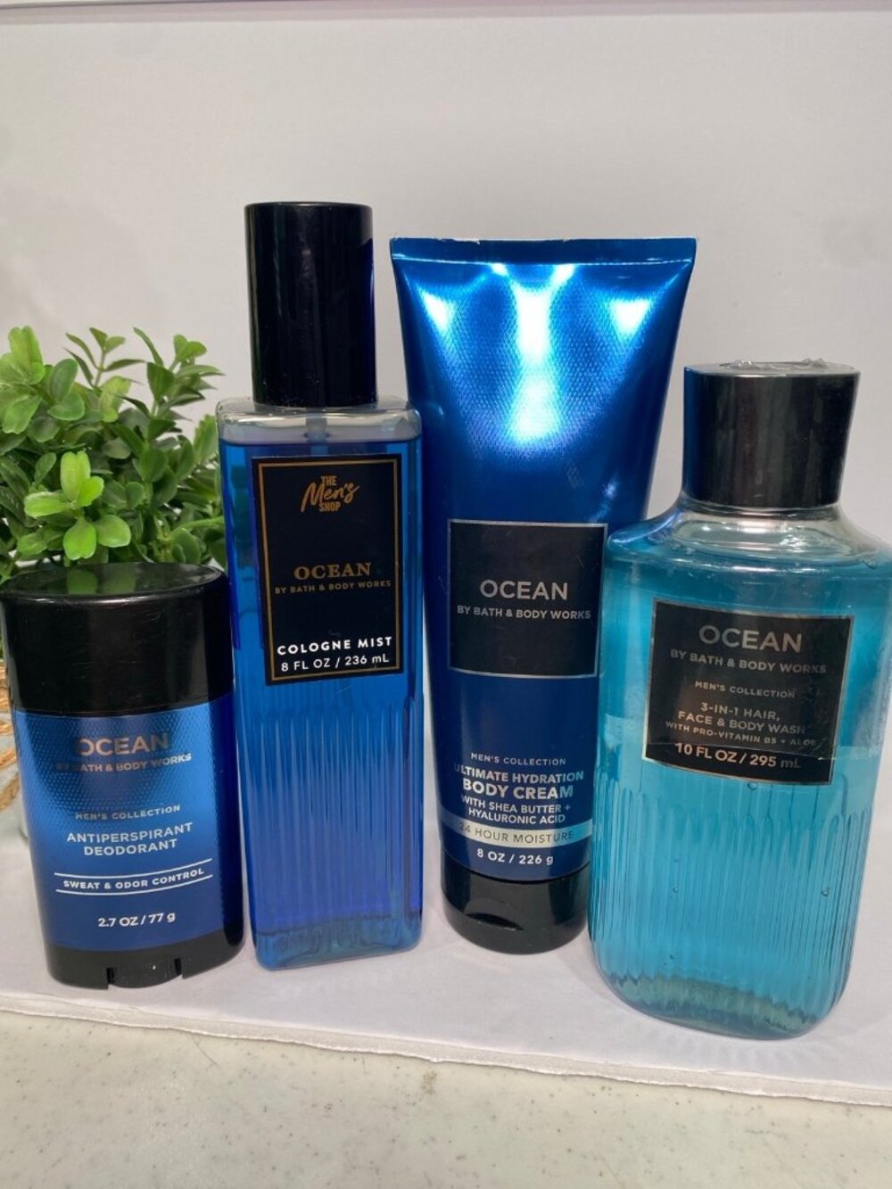 Bath & Body Works Men’s “Ocean” 4-Pc Full Size Set